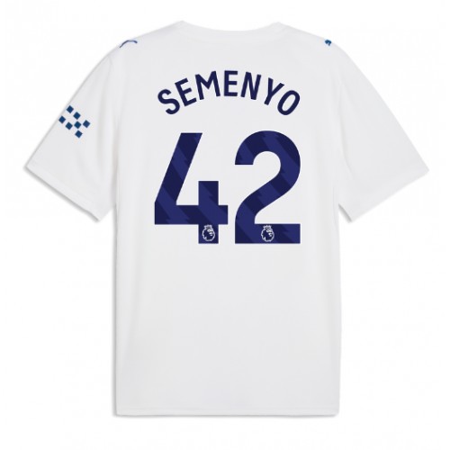 Manchester City Antoine Semenyo #42 Kolmaspaita 2026-27 Lyhythihainen